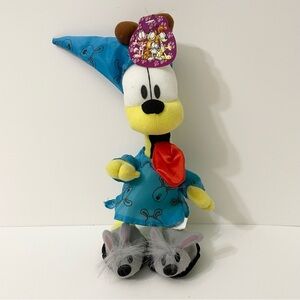 Vintage Odie With PJ with Bunny Slippers Plush Stuffed Animal Garfield